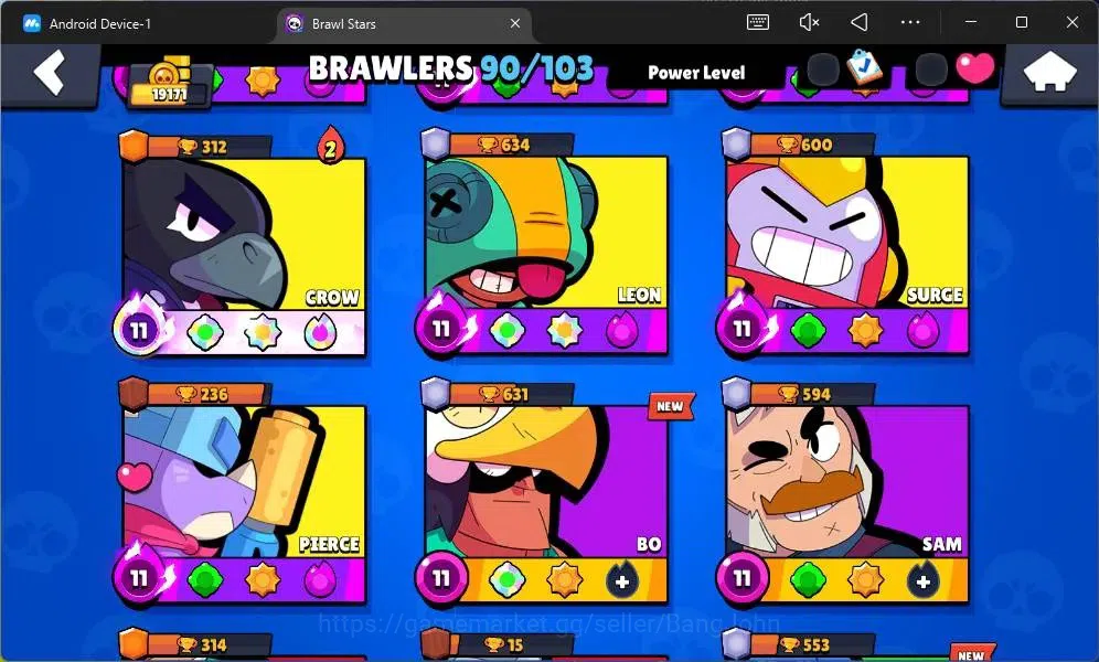 Brawl Stars Accounts Global|19171 Thropy|90 Brawler|22 Max Hypercharge| image 8