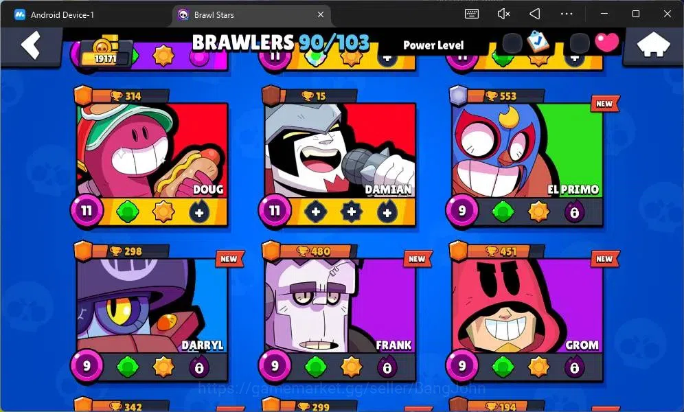 Brawl Stars Accounts Global|19171 Thropy|90 Brawler|22 Max Hypercharge| image 9