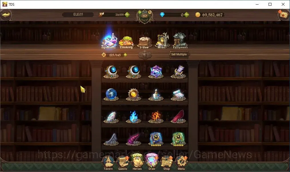 The Seven Deadly Sins: Grand Cross Accounts Global|31 LS|3,1M CC|4 LR+5 UR+Collab ReZero,FF|S& image 16