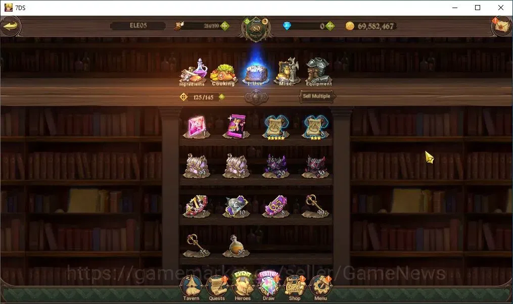 The Seven Deadly Sins: Grand Cross Accounts Global|31 LS|3,1M CC|4 LR+5 UR+Collab ReZero,FF|S& image 18