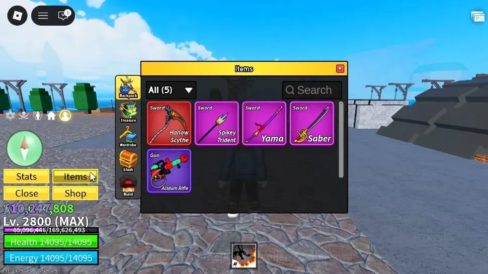 Roblox Accounts Blox Fruit|MAX Lv2800|Dragon Talon|4M Beli 10k Fra image 2