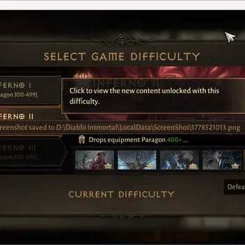 Diablo Immortal Others NA - High Heavens CS On | 60 (782) Tempest-Slinger image 1