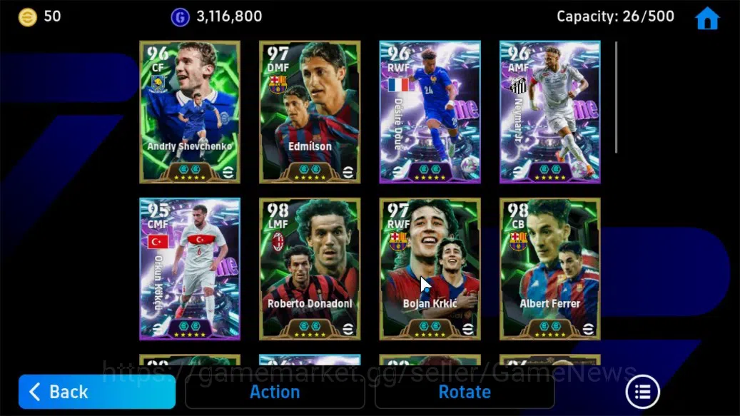 eFootball Accounts Mobile|BigTime Ruud Van Nistelrooj,Andry Shevchenk image 6
