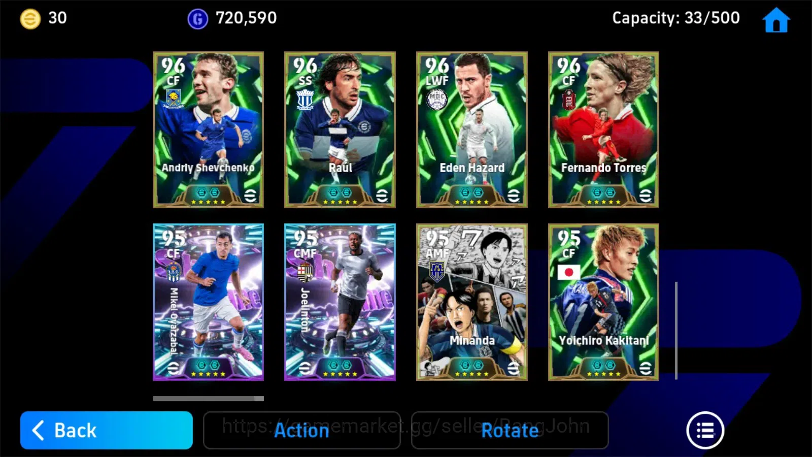 eFootball Accounts Mobile|PW 3210|Bigtime Mane|Epic Del Piero,Shevche image 2