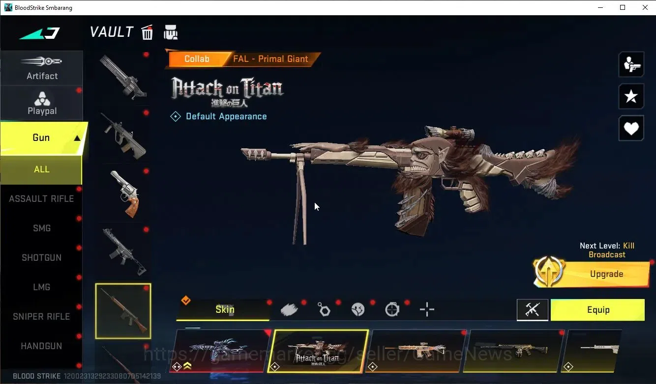 Blood Strike Accounts ASIA|EVO FAL+Collab AOT FAL,7DS(Kar98,QBZ95)+20 UL image 6