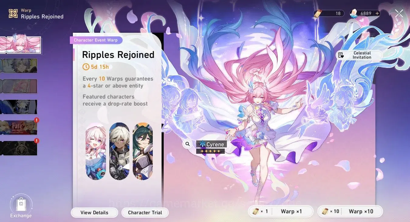 Honkai Star Rail Accounts Mid Game ASIA|TL59|3x L70 5-star incl Evanescia, Sparkle, Huohuo|2x Golden Companion 11