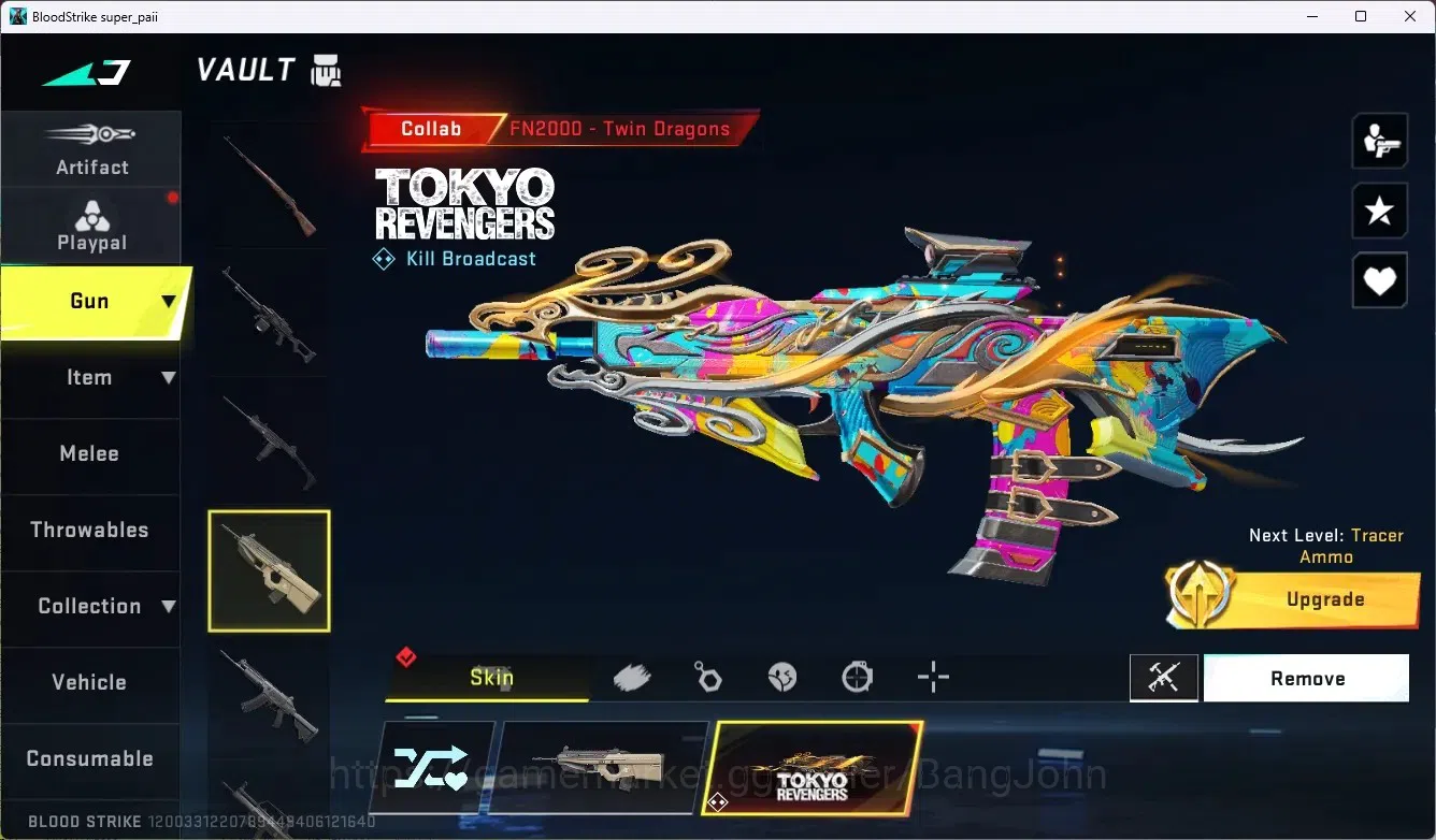 Blood Strike Accounts ASIA | 1 TR FN2000-TWIN DRAGON|1 7DS AK47-SACRED A image 4