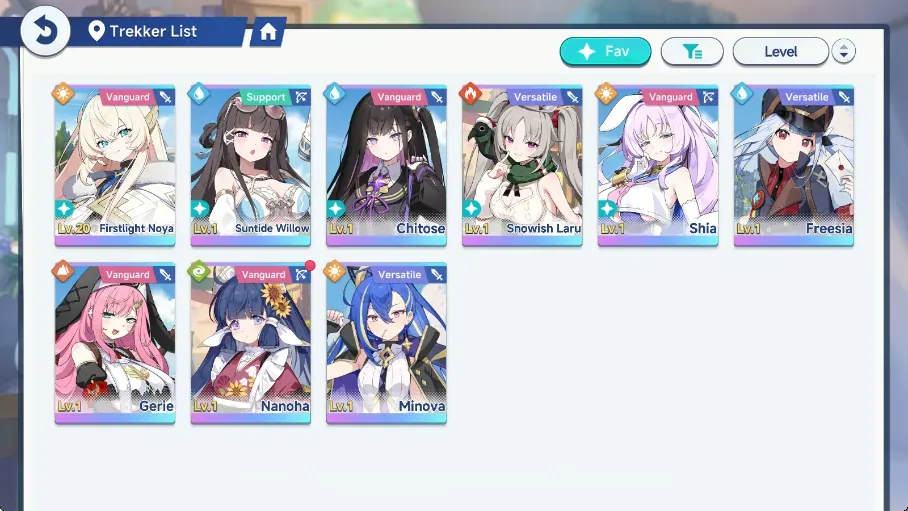 Stella Sora Accounts Global|Lv 40|9 SSR, 5 Limited|(Noya T3 +Sign,Chitose +Sign,Willow,Snow Laru,Shia,Fressia T1,Etc)|4 SSR 1
