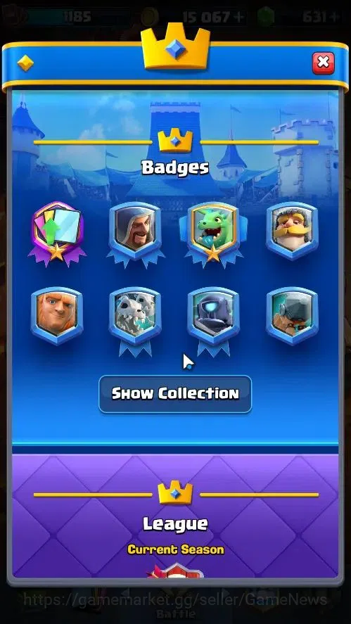 Clash Royale Accounts High-End Lv 1185|Trophy 6305|KTL 11|Card 114|4 Hero 4 EVO 6 Champ 16 Legend 27 Epic 30 Rare 35 Common 4
