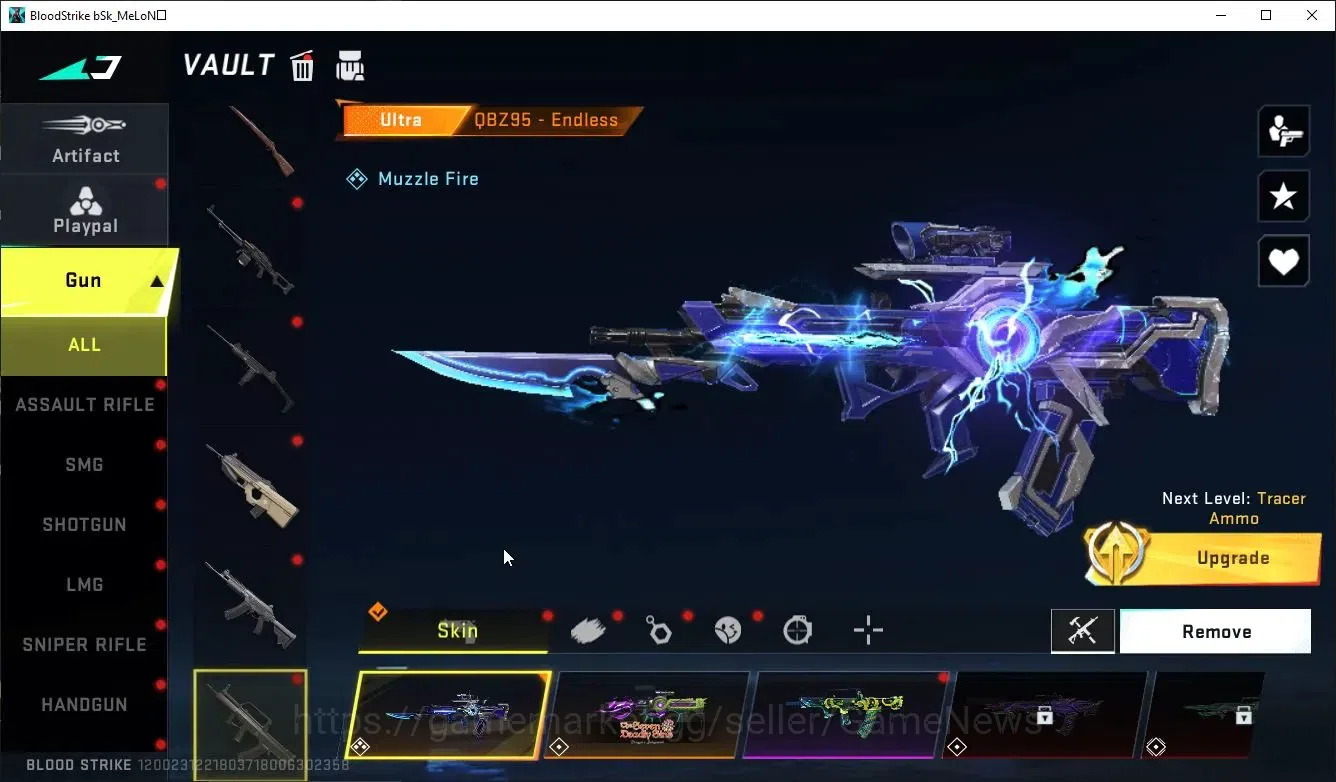 Blood Strike Accounts ASIA|ETERNAL Lv2[Spear-Relic]+COLLABS 7DS AK47,QBZ image 10