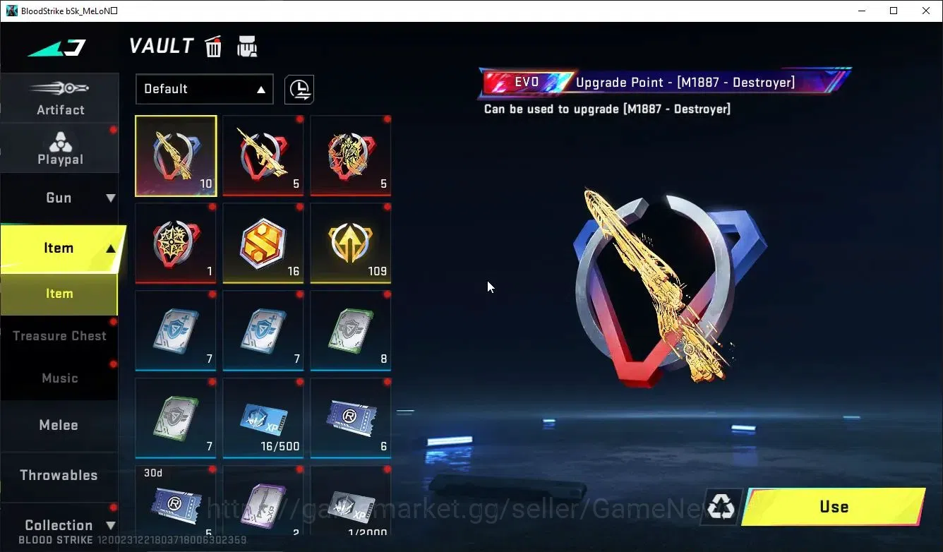 Blood Strike Accounts ASIA|ETERNAL Lv2[Spear-Relic]+COLLABS 7DS AK47,QBZ image 13