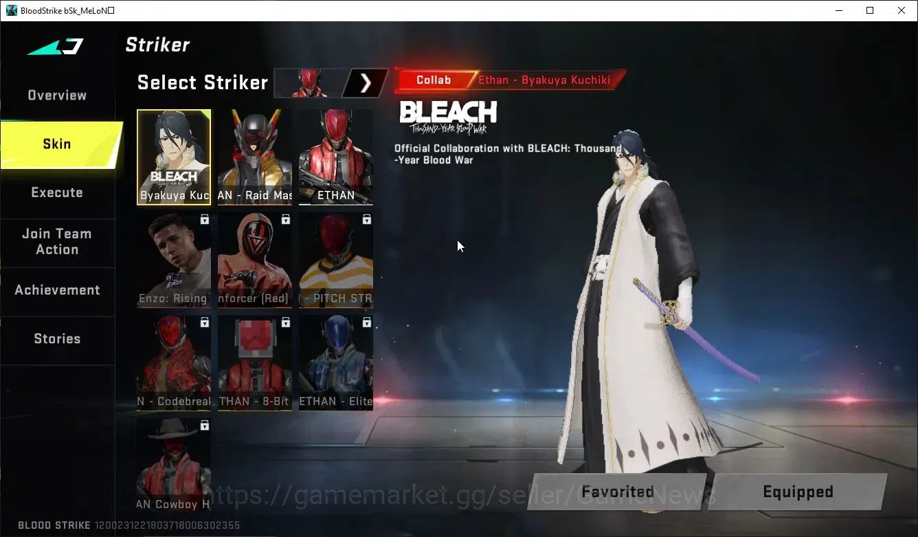 Blood Strike Accounts ASIA|ETERNAL Lv2[Spear-Relic]+COLLABS 7DS AK47,QBZ image 3