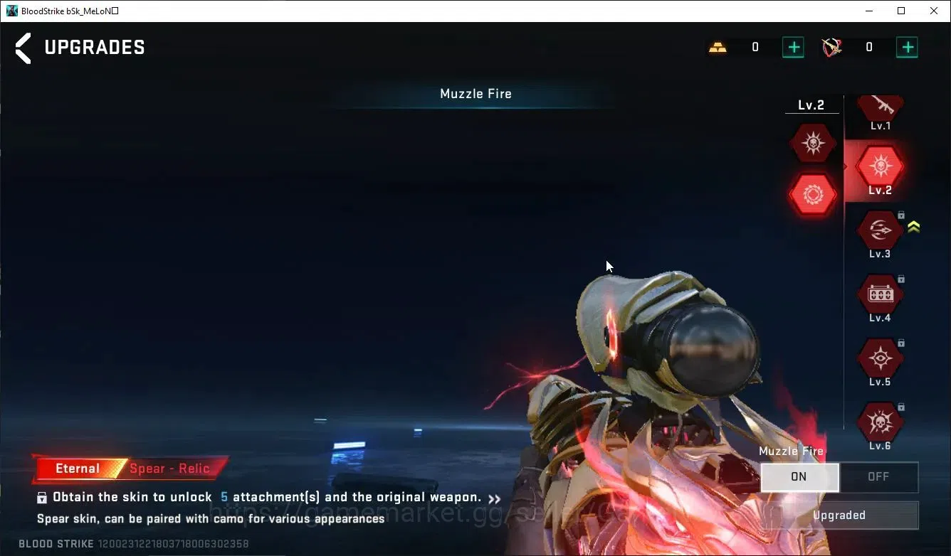 Blood Strike Accounts ASIA|ETERNAL Lv2[Spear-Relic]+COLLABS 7DS AK47,QBZ image 7