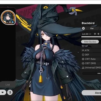 Neverness to Everness Accounts NA|Fresh Starter HL3|1Limit S-Class BlackBird+ArcT1|Very Low Explore|MC Female| TakeMail