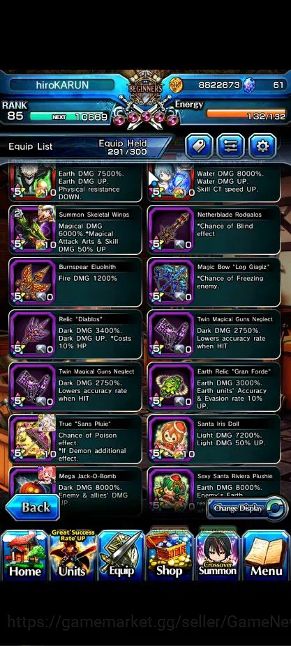 Grand Summoners Accounts Global|Rank 85|18 Asc+ 6 TW|[2x Okarun,UP Roy,Saya image 12