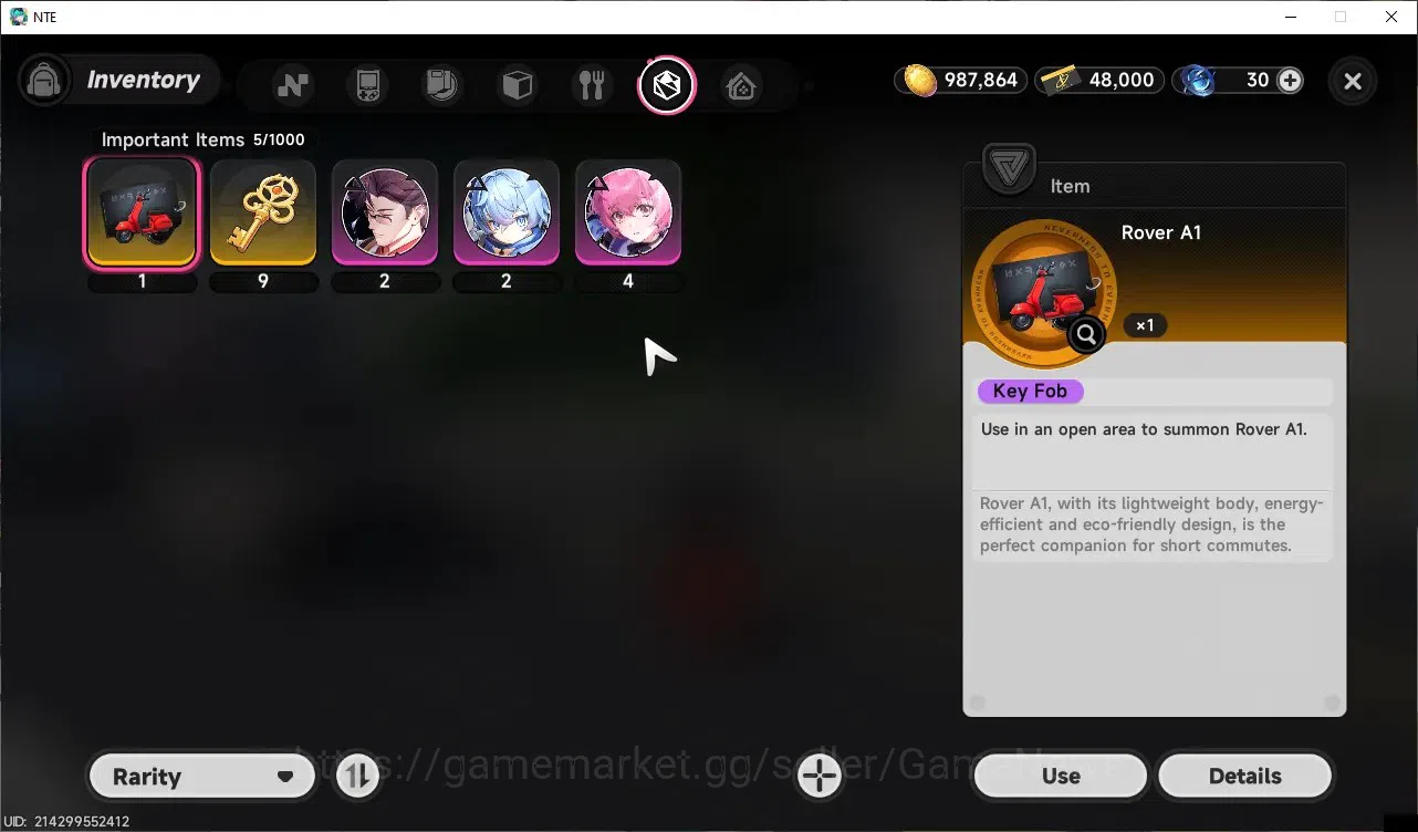 Neverness to Everness Accounts SEA|HL 13|TL 1|5 SSR Lacrimosa,Faida,Baicang,Sakir image 8