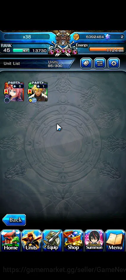 Grand Summoners Accounts Global|Rank 38|Fresh Starter| 2 Ascend | Shizu, Di image 7
