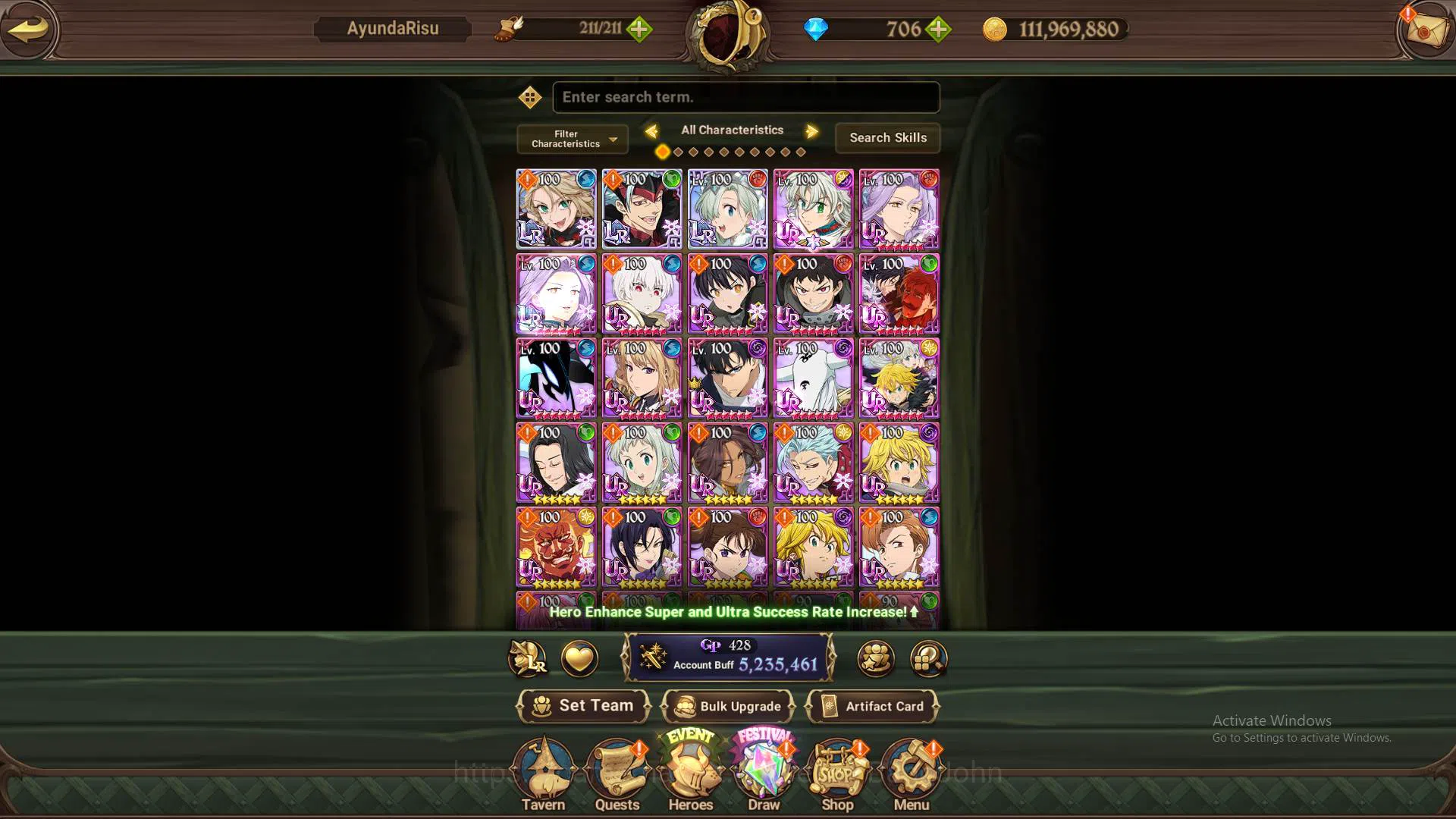 The Seven Deadly Sins: Grand Cross Accounts ASIA|DM706|5.2M CC|3LR Roxy2/6,Ban,Elizabeth|6coll image 9