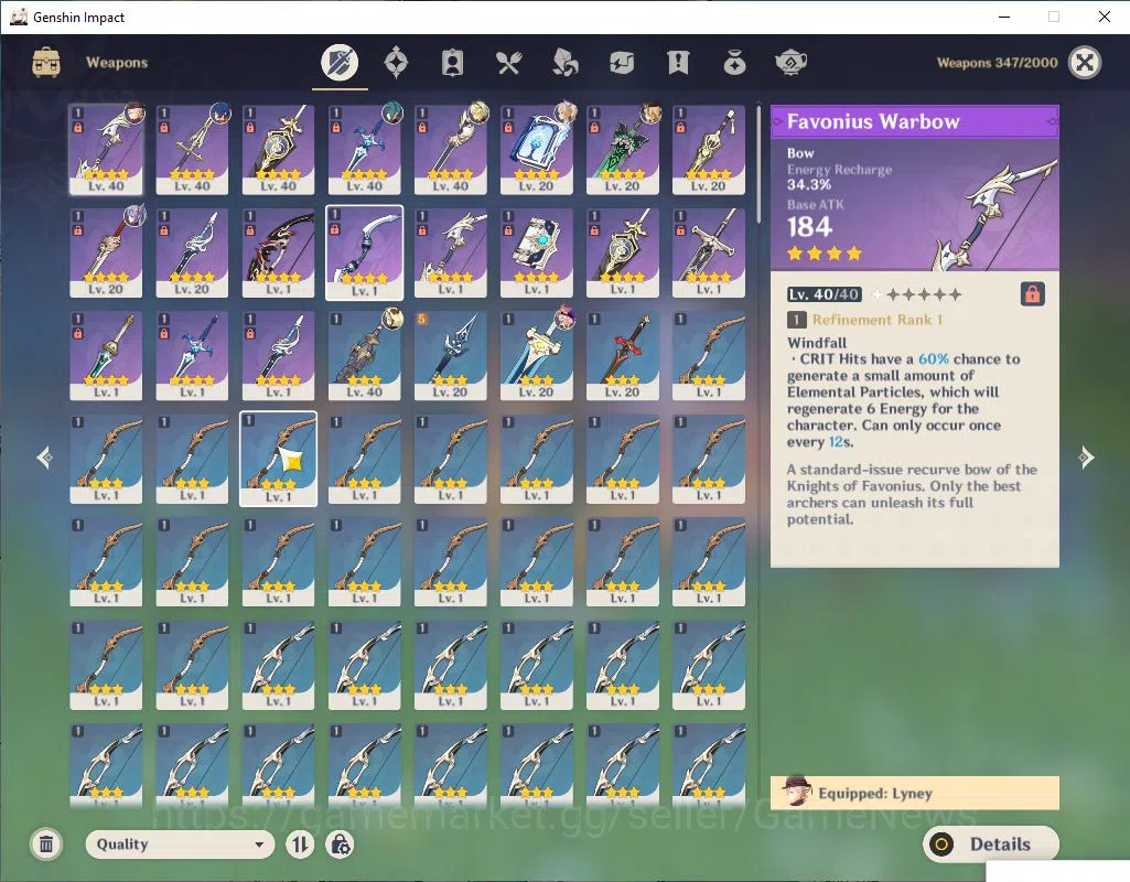 Genshin Impact Accounts Mid Game ASIA|AR 25|3 Limited +28(*4Character)|Zibai,Navia,Lyney|MC Male|Low Explore Map|Take 4