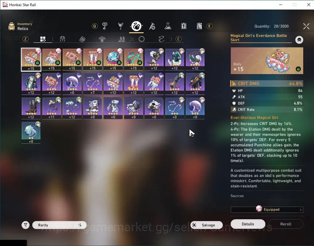 Honkai Star Rail Accounts Asia|TL 30|3 Limited| Evanescia,Acheron,Huohuo |Ja image 7