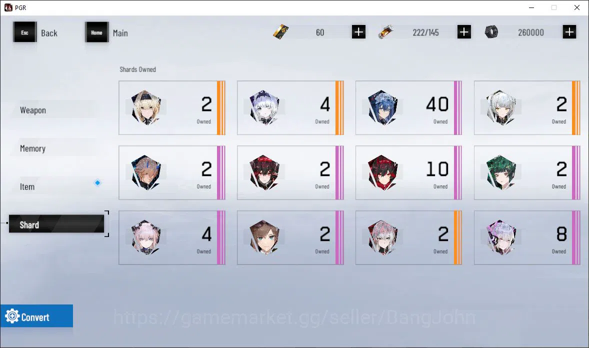 Punishing: Gray Raven Accounts ASIA|Lv 46 | [S Nirvantia,S Crepuscule,S LuciaCW,S image 7