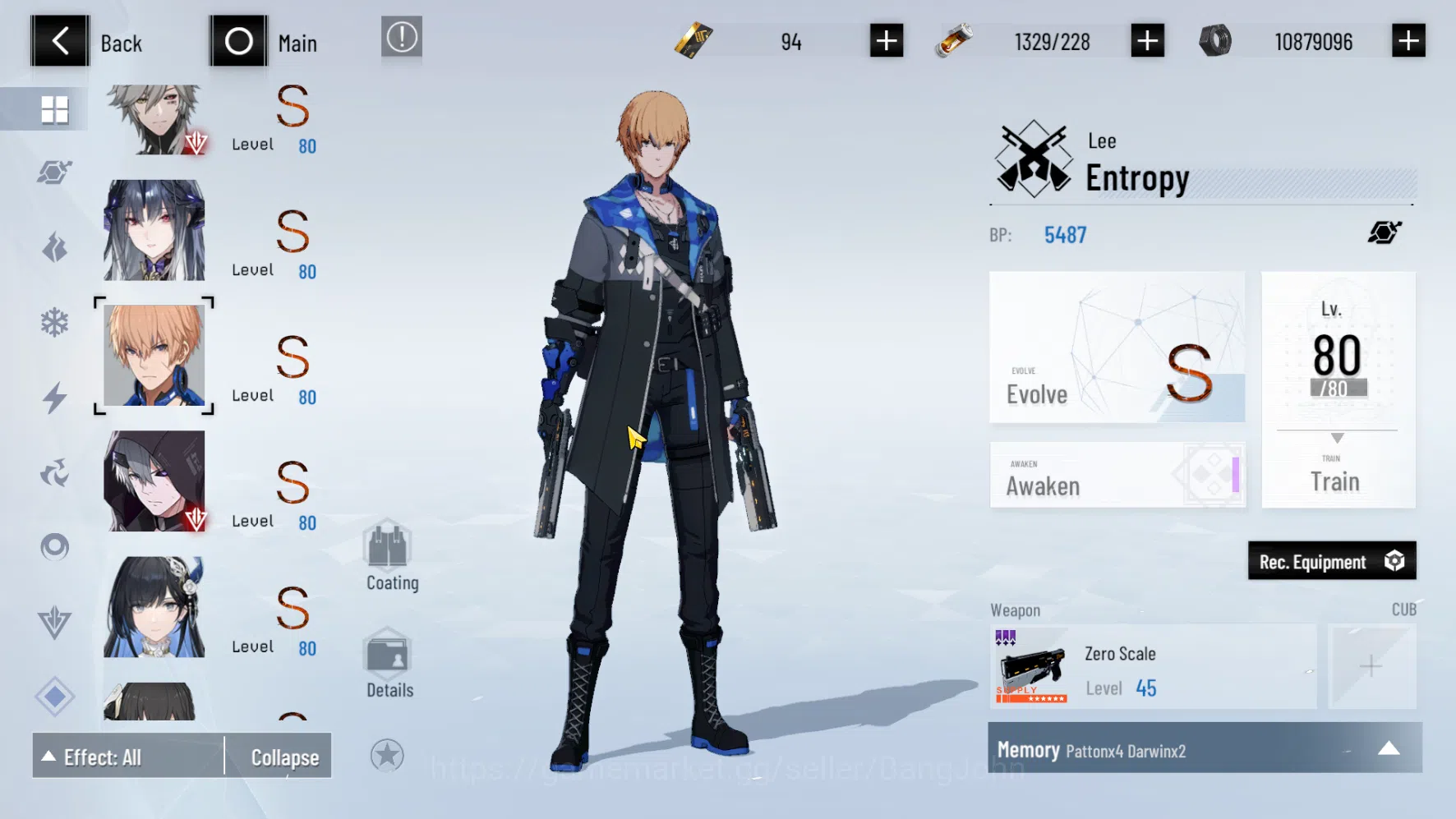 Punishing: Gray Raven Accounts ASIA PACIFIC | Level 78 Mid Game | Lucia CW Stride image 10