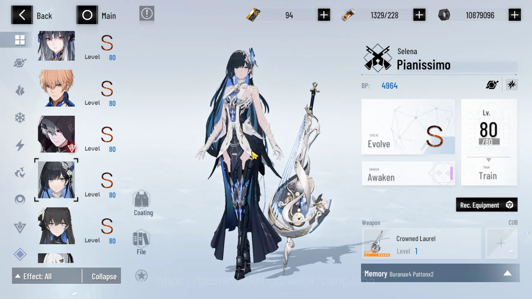 Punishing: Gray Raven Accounts ASIA PACIFIC | Level 78 Mid Game | Lucia CW Stride image 11