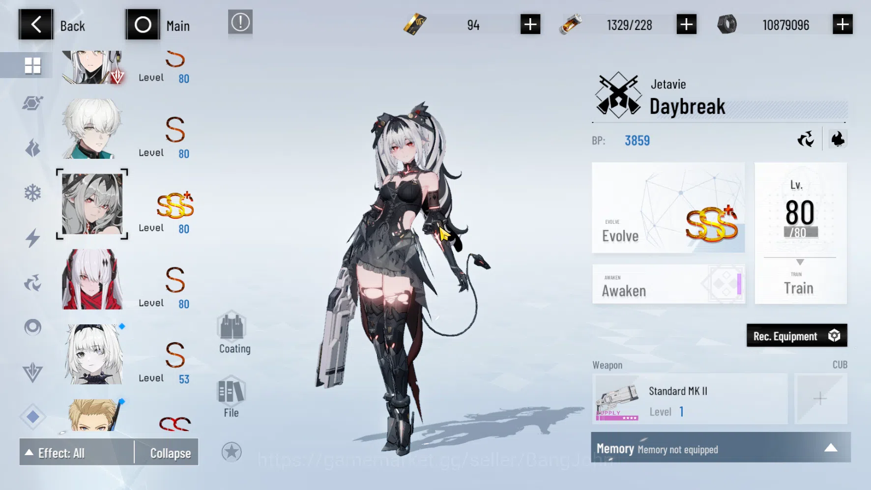 Punishing: Gray Raven Accounts ASIA PACIFIC | Level 78 Mid Game | Lucia CW Stride image 12