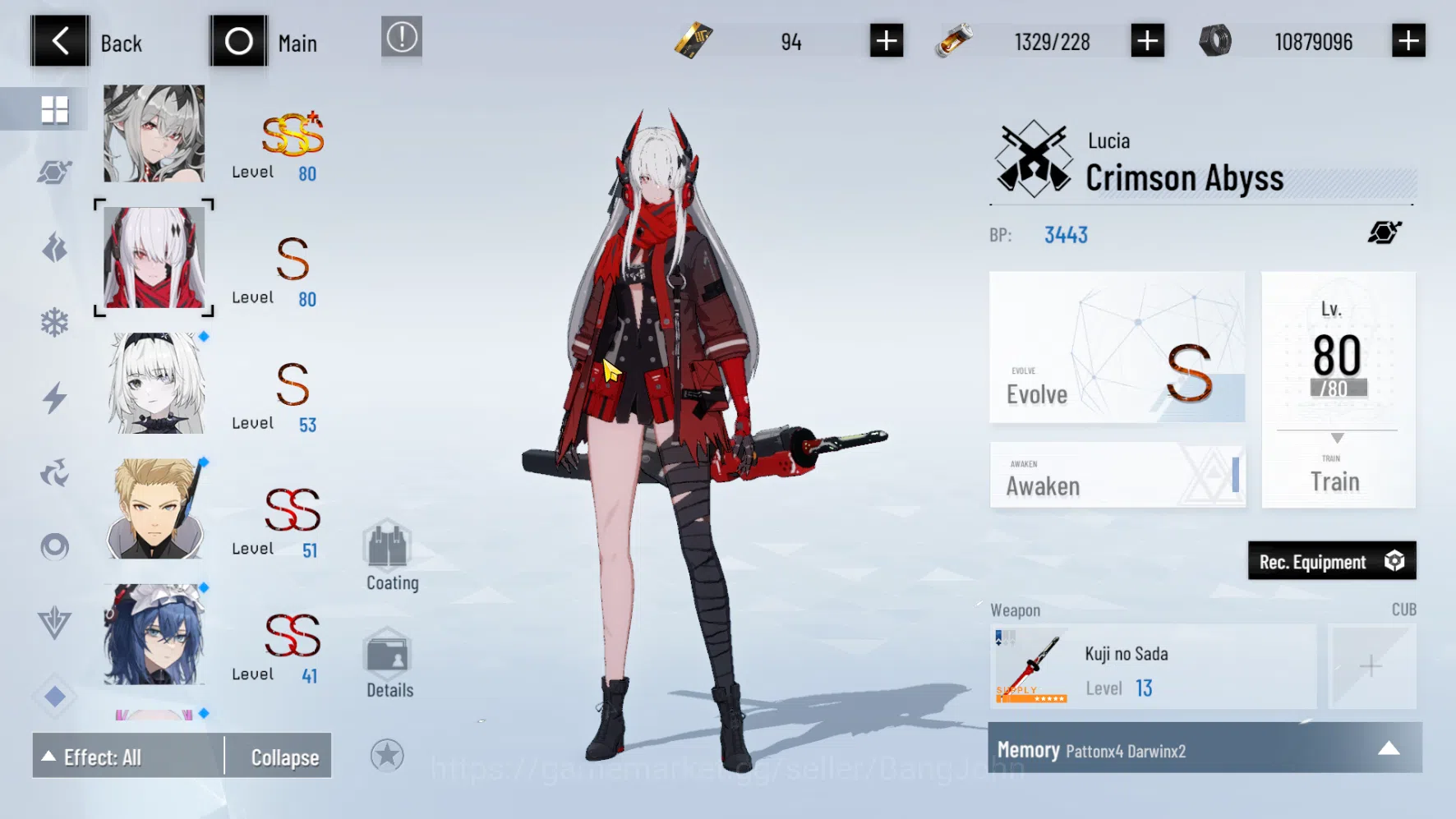 Punishing: Gray Raven Accounts ASIA PACIFIC | Level 78 Mid Game | Lucia CW Stride image 13