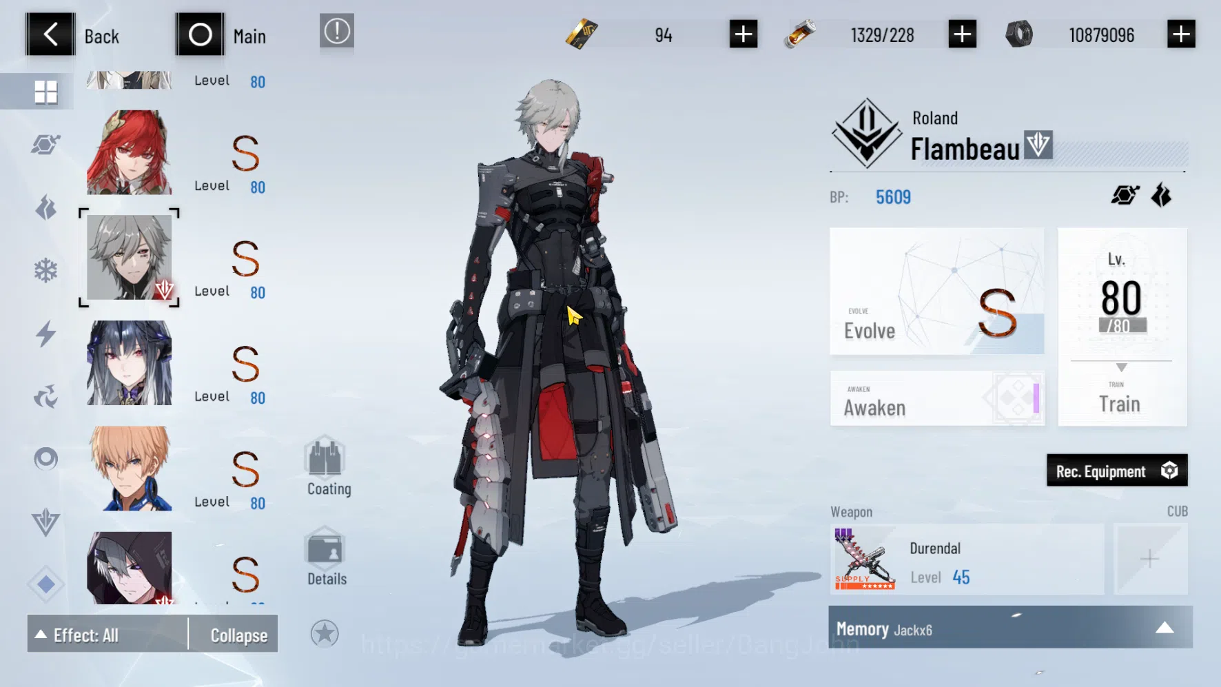 Punishing: Gray Raven Accounts ASIA PACIFIC | Level 78 Mid Game | Lucia CW Stride image 8