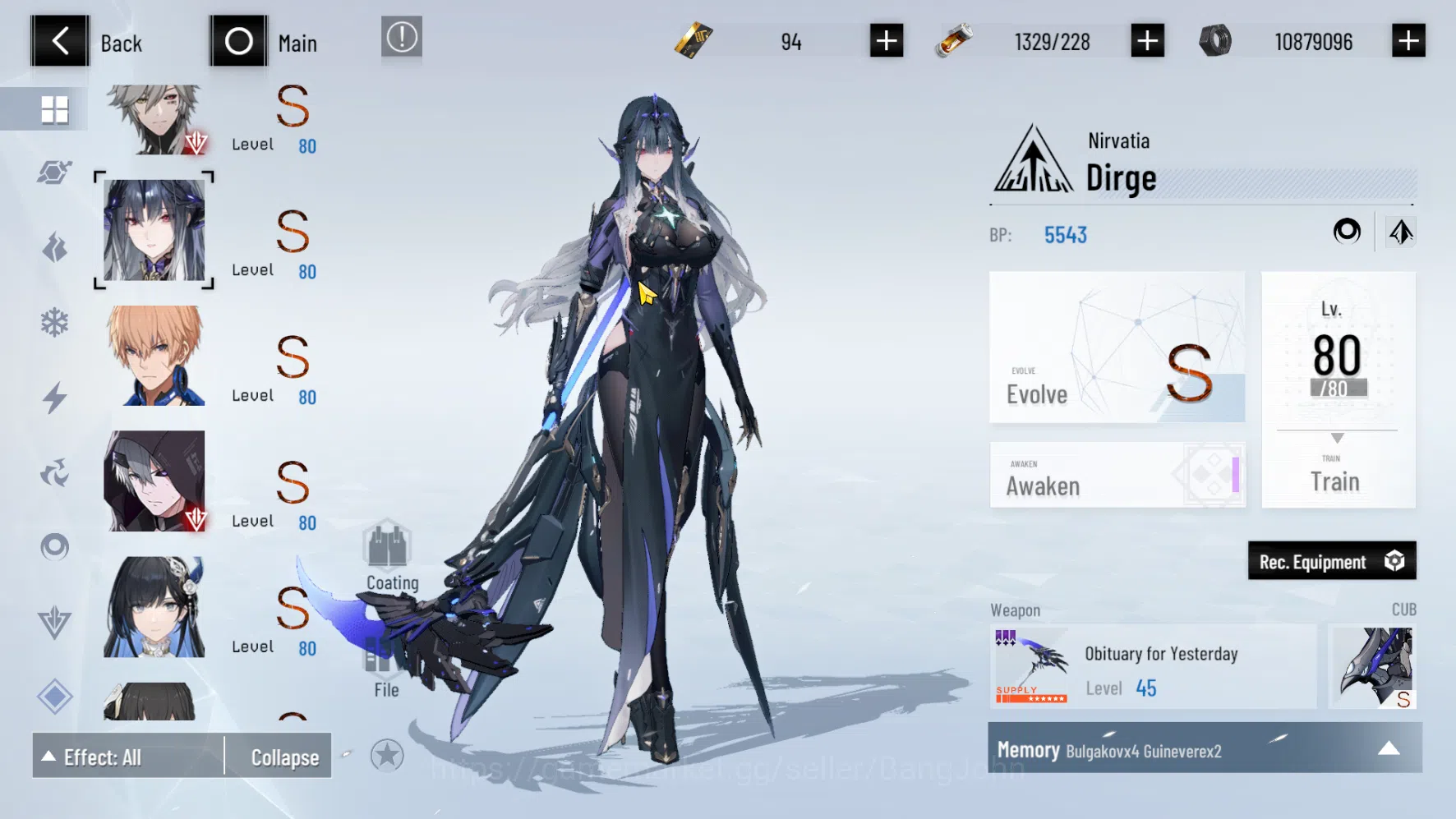 Punishing: Gray Raven Accounts ASIA PACIFIC | Level 78 Mid Game | Lucia CW Stride image 9