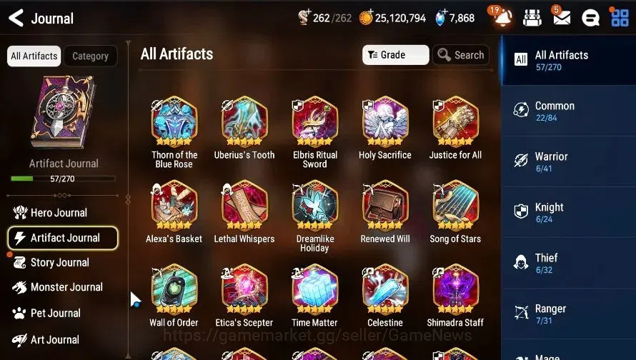 Epic Seven Accounts GLOBAL|UnVerif|5 ML(LW Peira,US Choux,CPavel,RRoan image 7