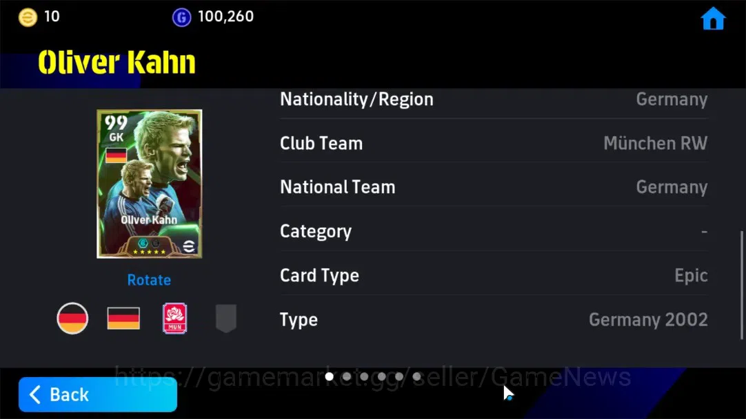 eFootball Accounts Android|Epic Oliver Kahn,Marco Van Basten,Highligh image 8