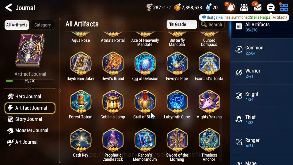 Epic Seven Accounts Mid-Tier Global Unverif|New Era Mor lv6|2 ML(Salome,Req Roana)+Tenebria,etc|PoH ON|2,3K 16