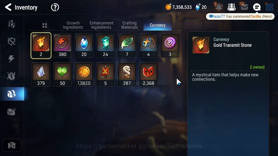 Epic Seven Accounts Mid-Tier Global Unverif|New Era Mor lv6|2 ML(Salome,Req Roana)+Tenebria,etc|PoH ON|2,3K 5