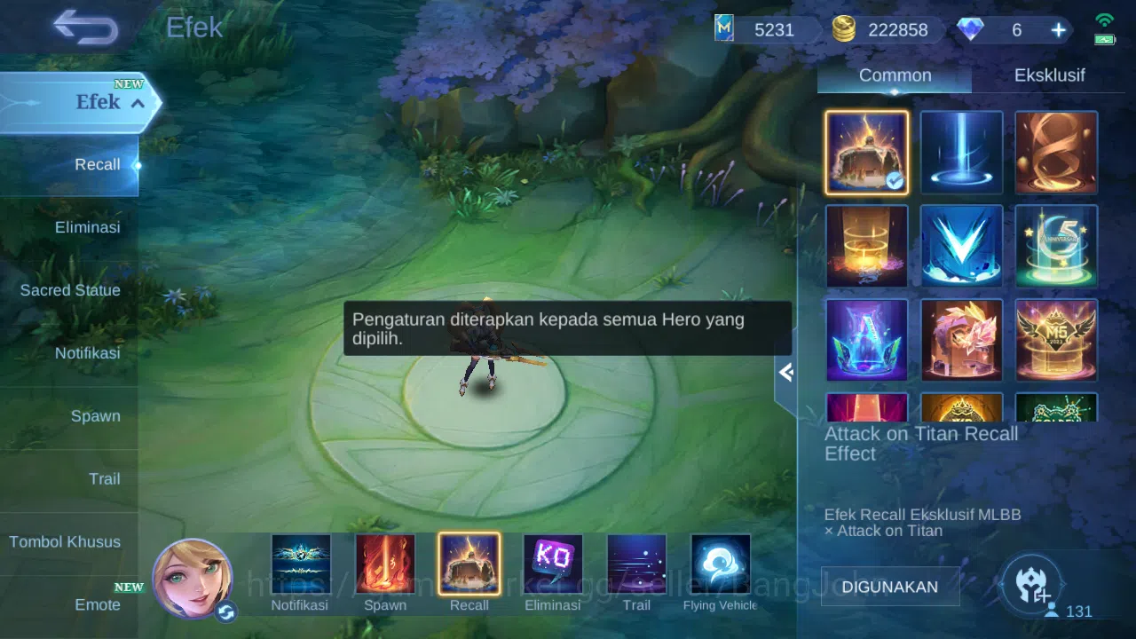 Mobile Legends: Bang Bang Accounts hero 131 | skin 251 | emblem all max, prime yu zho image 13