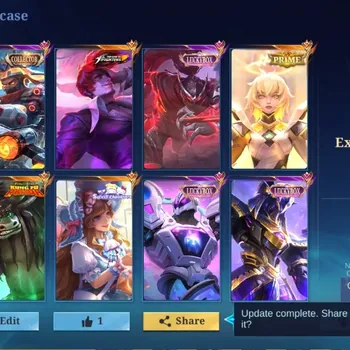 Mobile Legends: Bang Bang Accounts Collector Global|138H 330S|Exalted|Collector YSS|KOF Chou|Prime Beatrix|Luckybox