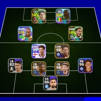 eFootball Accounts Legends & Iconic Players Android|Power 2993|Epic Eden Hazard,Daniele Massaro|ShowTime Neymar Jr,Nicolas