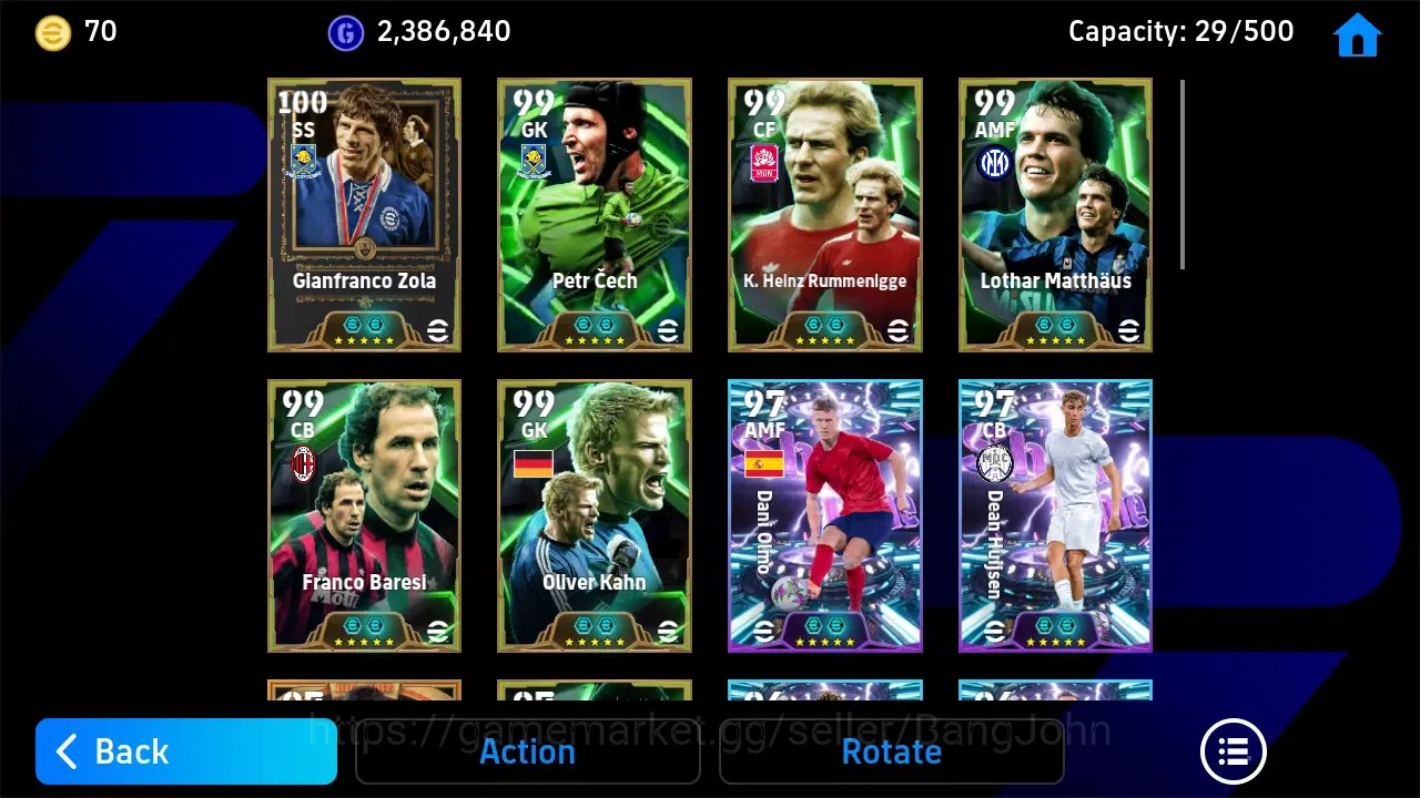 eFootball Accounts ANDROID|PW 3205|Rummenigge epic,zola epic,cech epi image 4