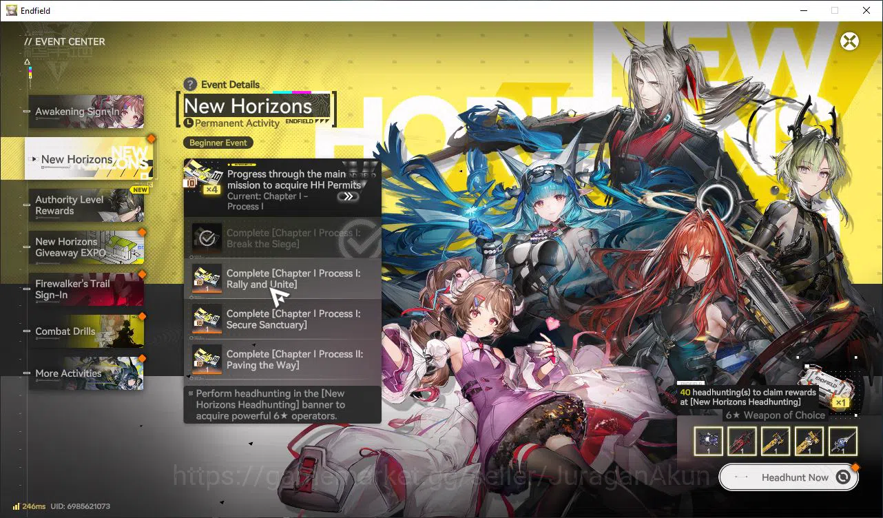 Arknights: Endfield Accounts NA/EU Lv2|StarterDay2|Meta SSR Solo Laevatain+3SR  image 9