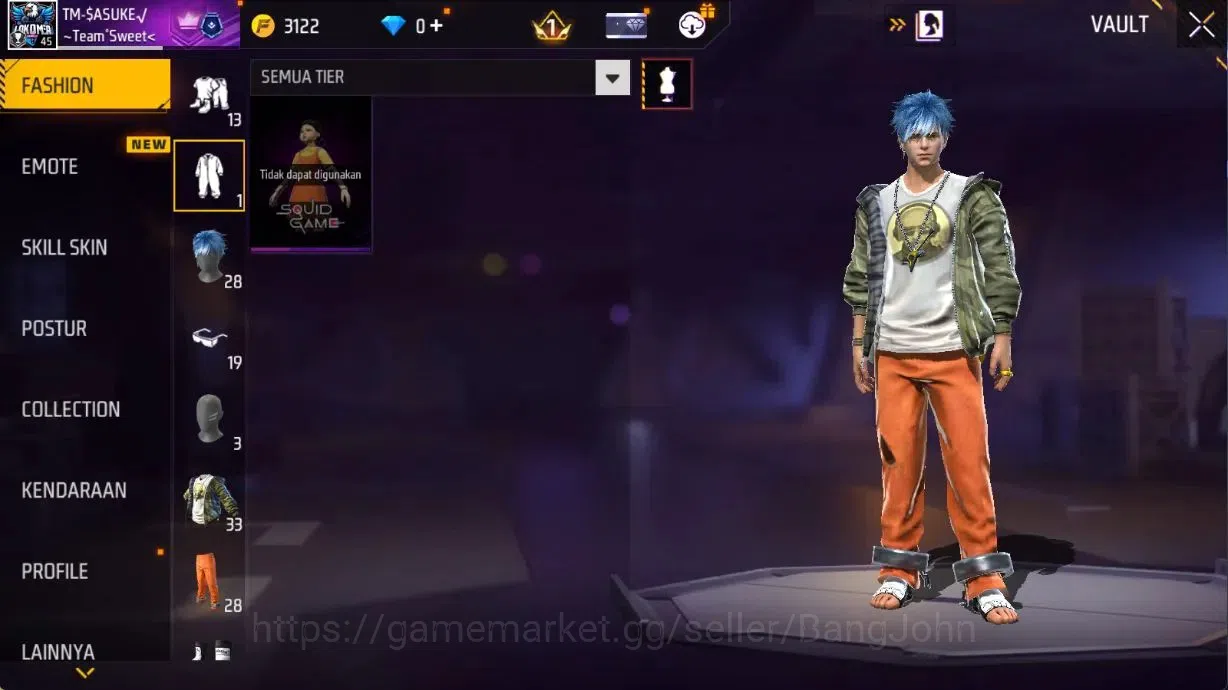 Free Fire Accounts Indonesia | M1887 Sterling Conqueror Evo Lv.2, Vau image 4