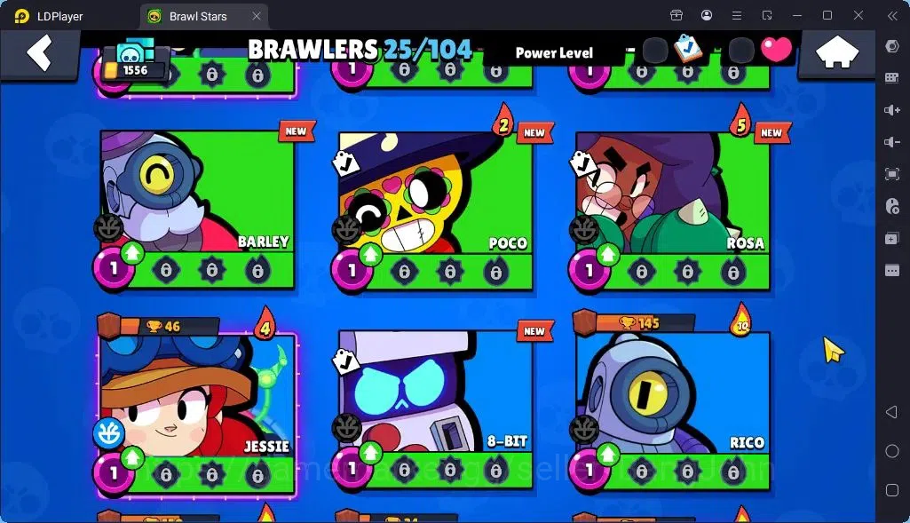 Brawl Stars Accounts Global |Trophy 1556 | Brawler 25| Skins 1 Legendary, 1 Mythic,3 Epic|Bling 7661|Protect Off|Check SS 14