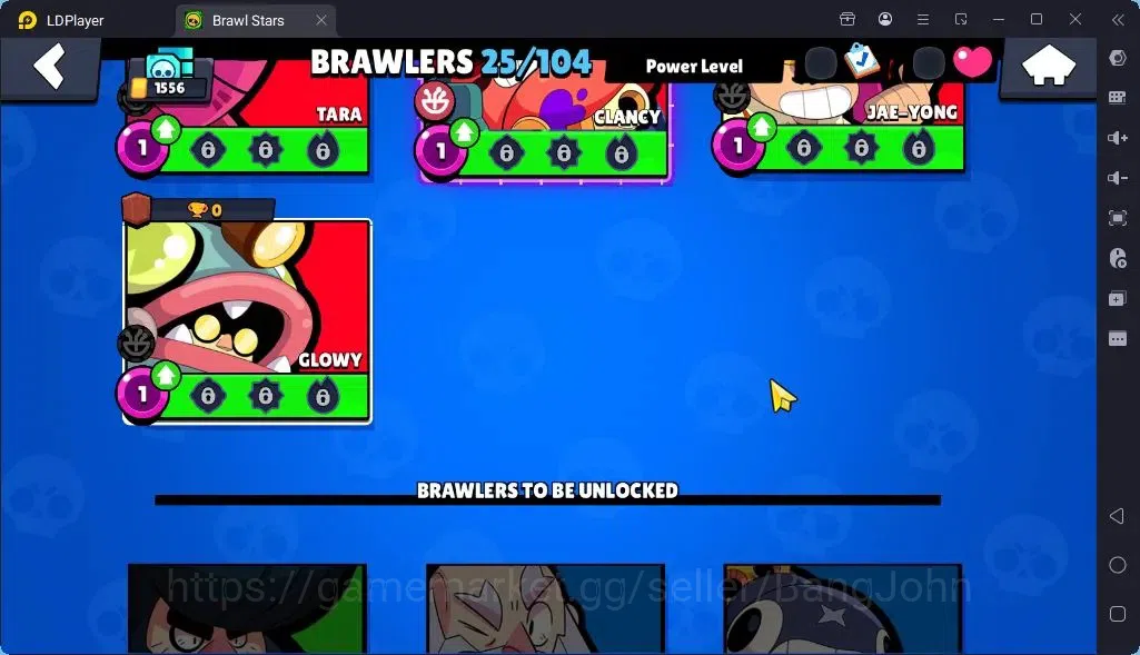 Brawl Stars Accounts Global |Trophy 1556 | Brawler 25| Skins 1 Legendary, 1 Mythic,3 Epic|Bling 7661|Protect Off|Check SS 17