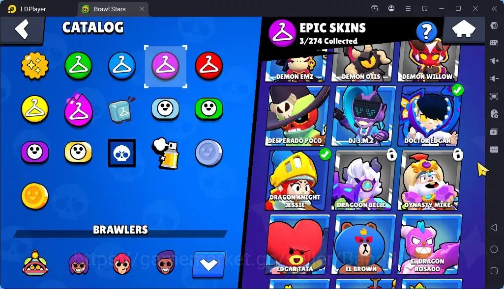 Brawl Stars Accounts Global |Trophy 1556 | Brawler 25| Skins 1 Legendary, 1 Mythic,3 Epic|Bling 7661|Protect Off|Check SS 6