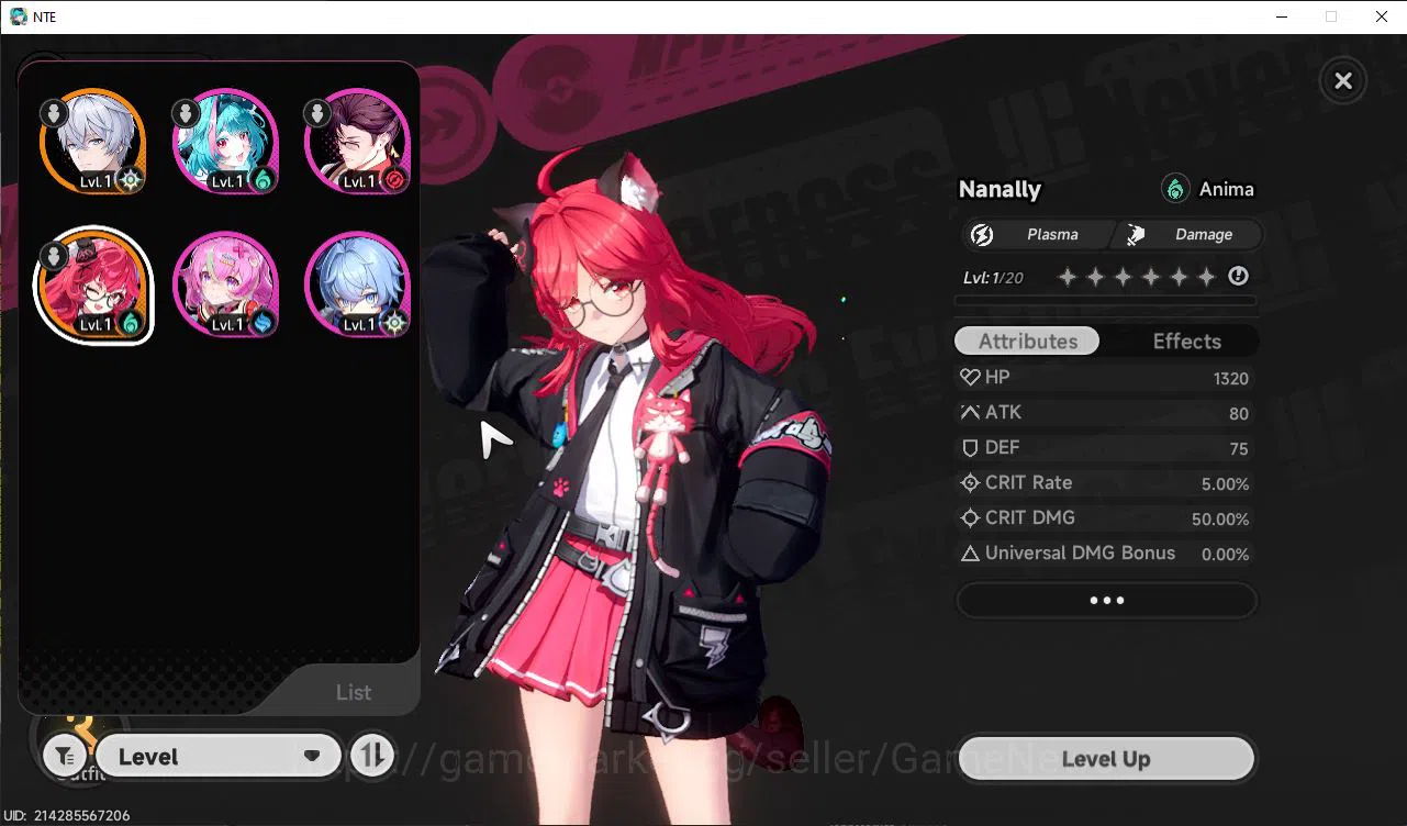 Neverness to Everness Accounts GLOBAL NA|HL 3|Fresh Starter 1 SSR Limited Nanally image 2