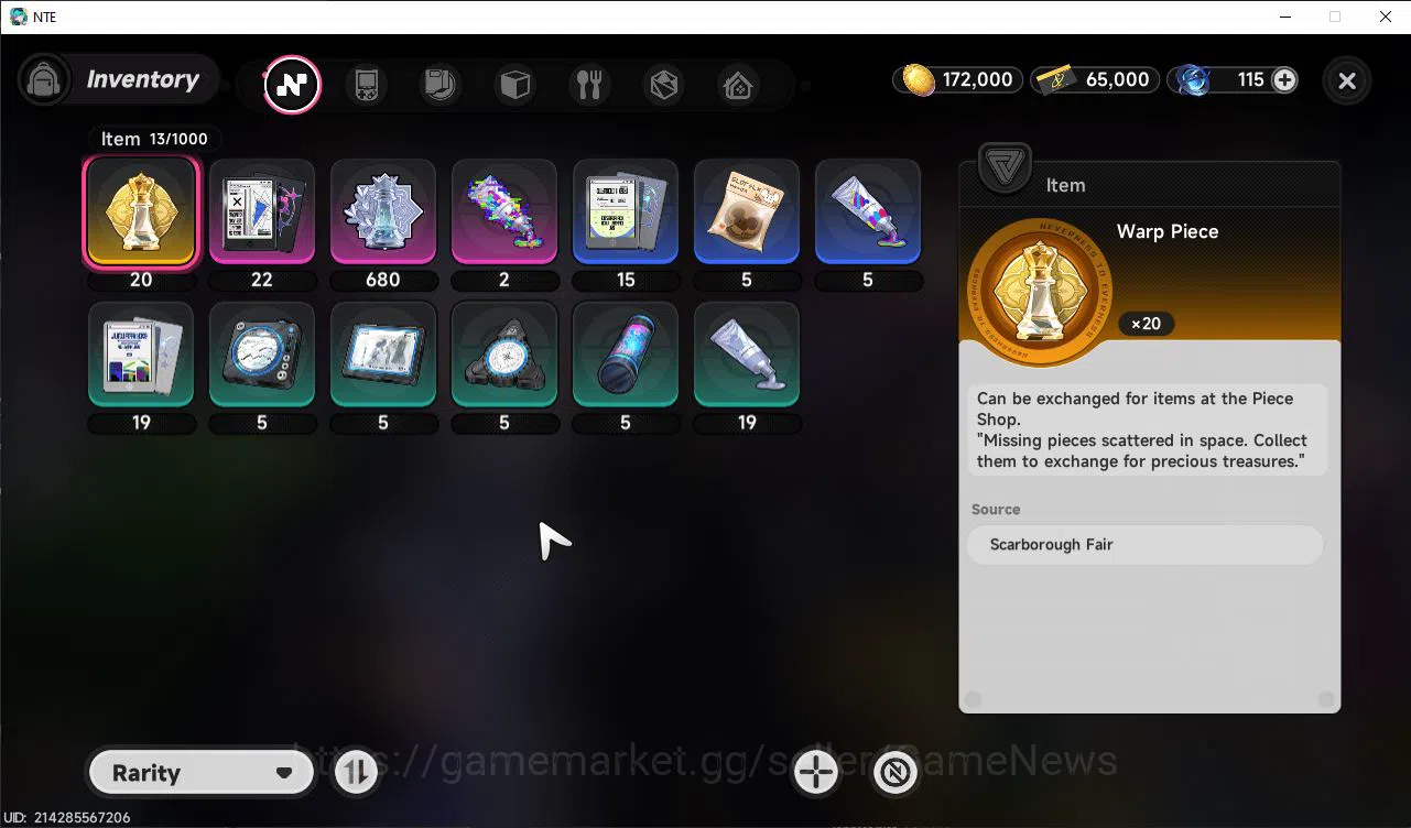 Neverness to Everness Accounts GLOBAL NA|HL 3|Fresh Starter 1 SSR Limited Nanally image 3