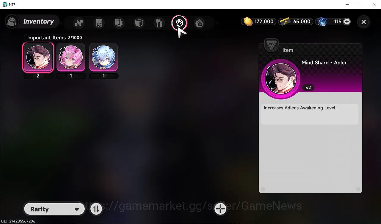 Neverness to Everness Accounts GLOBAL NA|HL 3|Fresh Starter 1 SSR Limited Nanally image 5