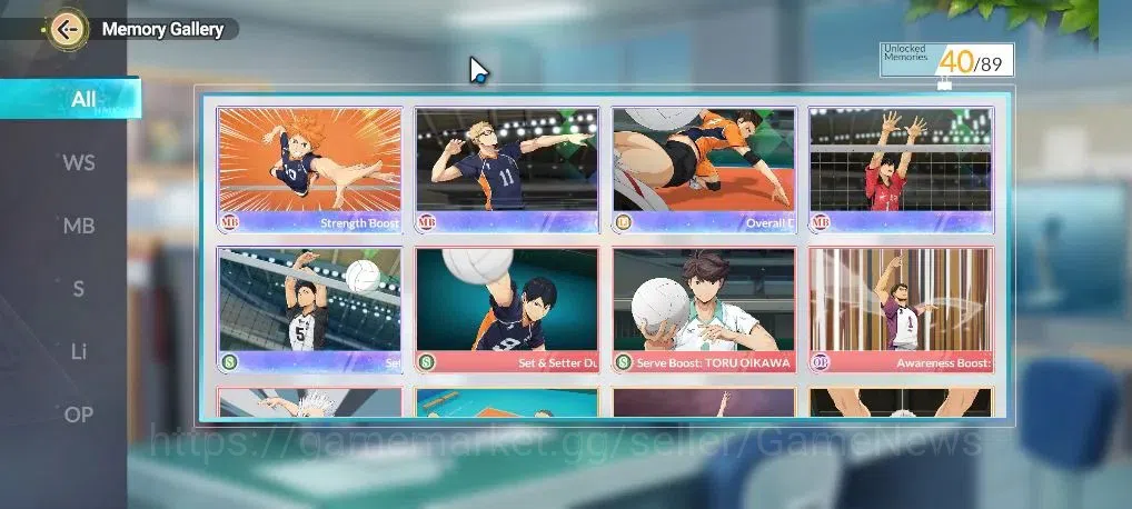HAIKYU!! FLY HIGH Accounts SEA Lvl 60|17K DM|4 SP [HinataR2,TetsuroR2,Nishinoya,Tsukishima]+Memo 4 UR 15