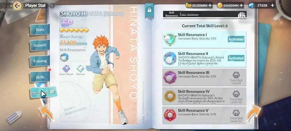 HAIKYU!! FLY HIGH Accounts SEA Lvl 60|17K DM|4 SP [HinataR2,TetsuroR2,Nishinoya,Tsukishima]+Memo 4 UR 5