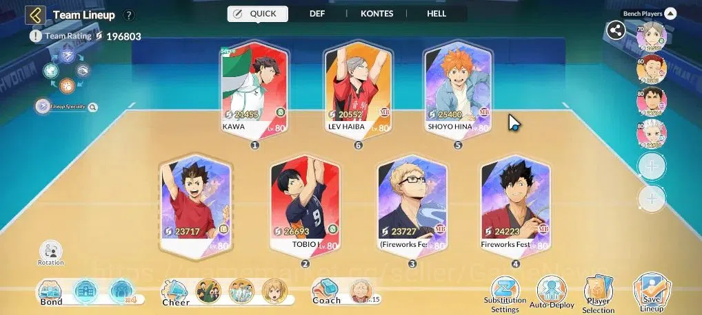 HAIKYU!! FLY HIGH Accounts SEA Lvl 60|17K DM|4 SP [HinataR2,TetsuroR2,Nishinoya,Tsukishima]+Memo 4 UR 7